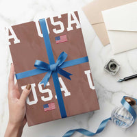 USA Wrapping Paper Roll Patriotic American Flag