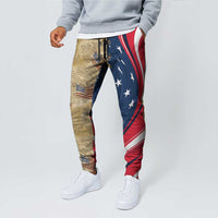 USA Eagle Statue of Liberty Jogger Pants American Patriotic Spirit - Wonder Print Shop