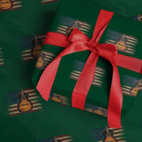 USA Flag Guitar Player Wrapping Paper Roll Retro 4th of July Musician Guitarist - Wonder Print Shop
