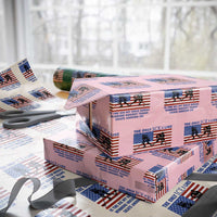 USA Gold Medal Hockey Patriotic American Flag Wrapping Paper Roll The Only Ice I Like Champions