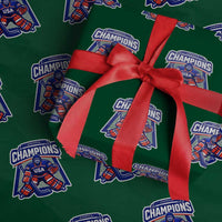 USA Ice Hockey Wrapping Paper Roll America Champions Patriotic Ice Hockey Team Fan