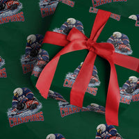 USA Ice Hockey Wrapping Paper Roll Eagle Dominates Canada 2026 Hockey Champions