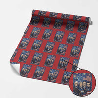 USA Presidents Mount Rushmore Wrapping Paper Roll Starry Night Inspired Art