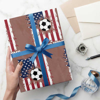 USA Soccer Game Day Wrapping Paper Roll Take Us Home