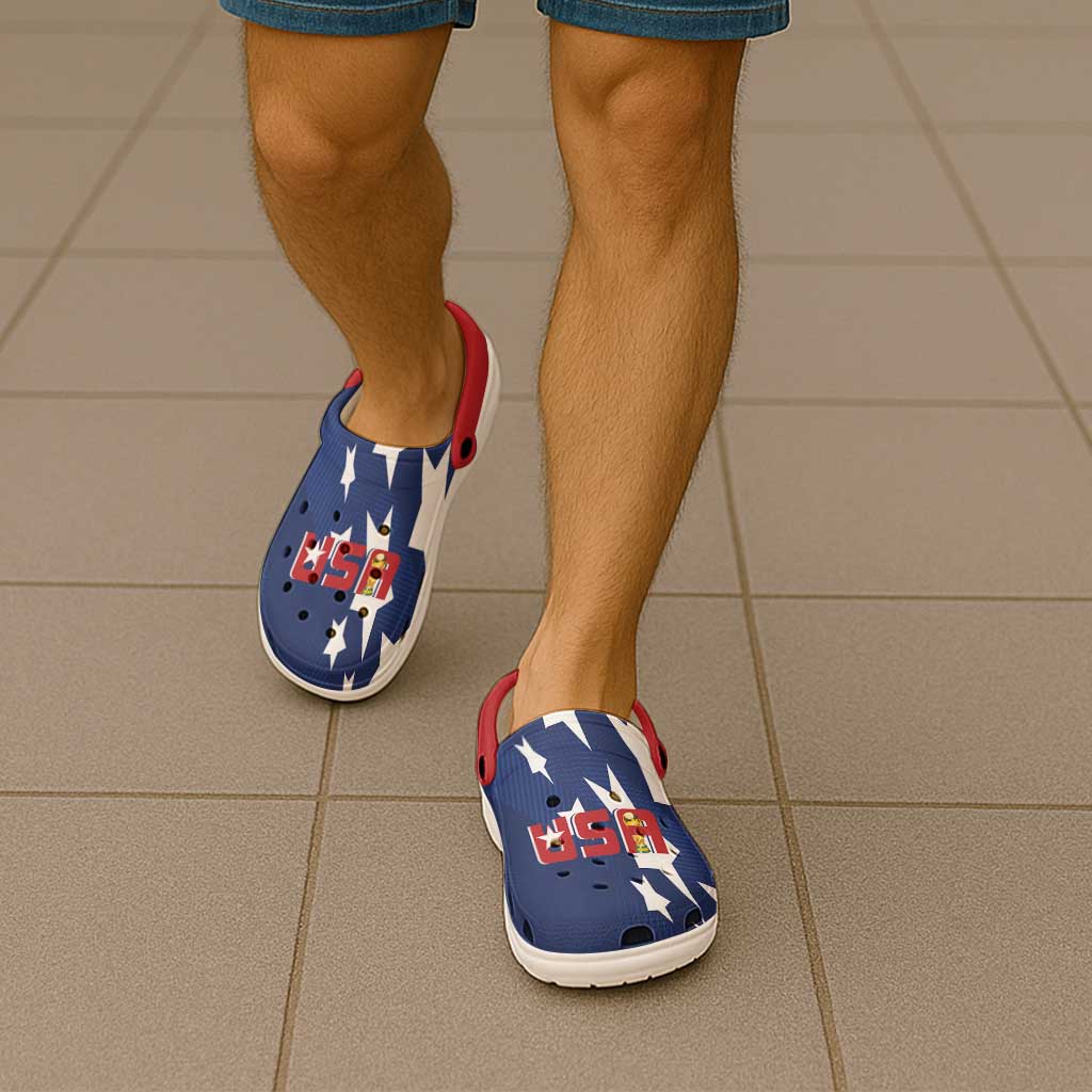 USA Soccer Vintage 1994 Inspired Clogs Shoes - Wonder Print Shop
