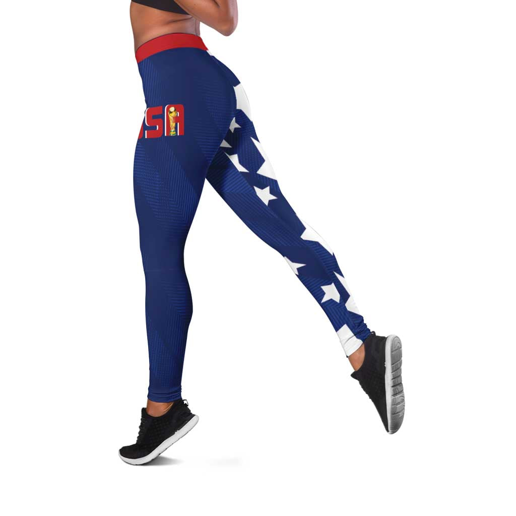 USA Soccer Vintage 1994 Inspired Leggings - Wonder Print Shop