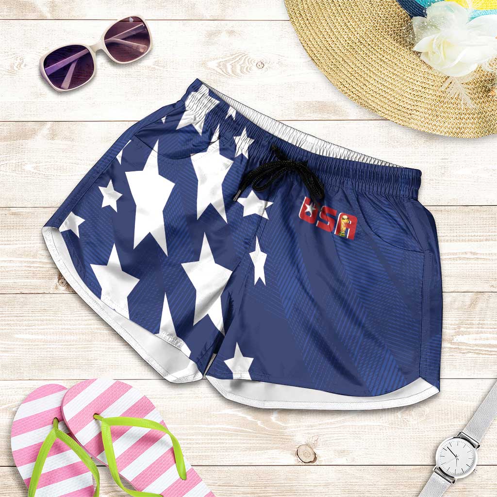 USA Soccer Vintage 1994 Inspired Shorts for Women - Wonder Print Shop