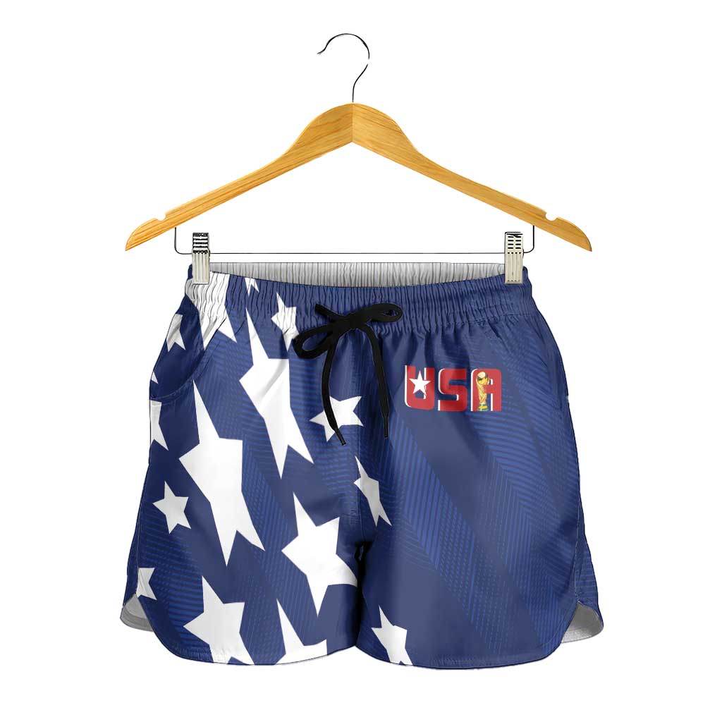USA Soccer Vintage 1994 Inspired Shorts for Women - Wonder Print Shop