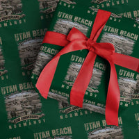Utah Beach D Day Wrapping Paper Roll 82nd Anniversary Honor History Normandy WWII