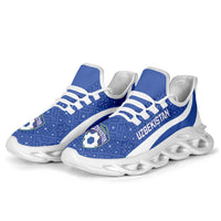 Uzbekistan 2026 Football Clunky Sneakers Go White Wolves Curve Stylized - Wonder Print Shop