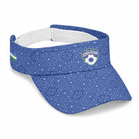 Uzbekistan 2026 Football Sun Visor Cap Go White Wolves