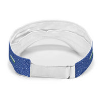 Uzbekistan 2026 Football Sun Visor Cap Go White Wolves