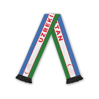 Uzbekistan Football 2026 Soccer Scarf Flag Style