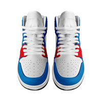 Uzbekistan High Sneakers AJ1 Classic National Flag Style - Wonder Print Shop