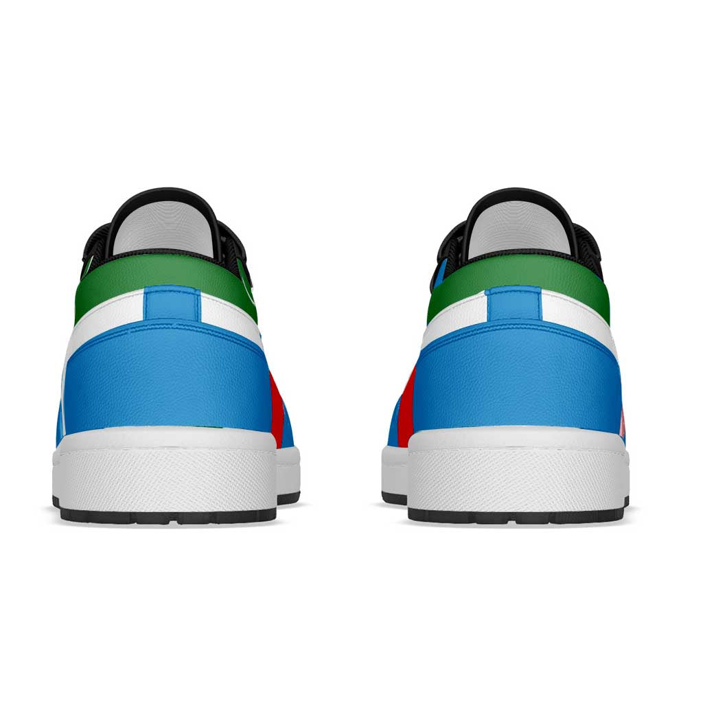 Uzbekistan Low Sneakers Classic National Flag Style - Wonder Print Shop