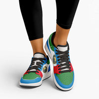 Uzbekistan Low Sneakers Classic National Flag Style - Wonder Print Shop
