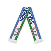 Uzbekistan World Football 2026 Soccer Scarf National Pride Never Stops