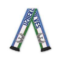 Uzbekistan World Football 2026 Soccer Scarf National Pride Never Stops