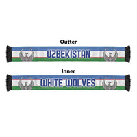 Uzbekistan World Football 2026 Soccer Scarf National Pride Never Stops