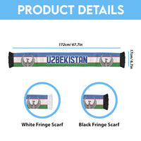 Uzbekistan World Football 2026 Soccer Scarf National Pride Never Stops