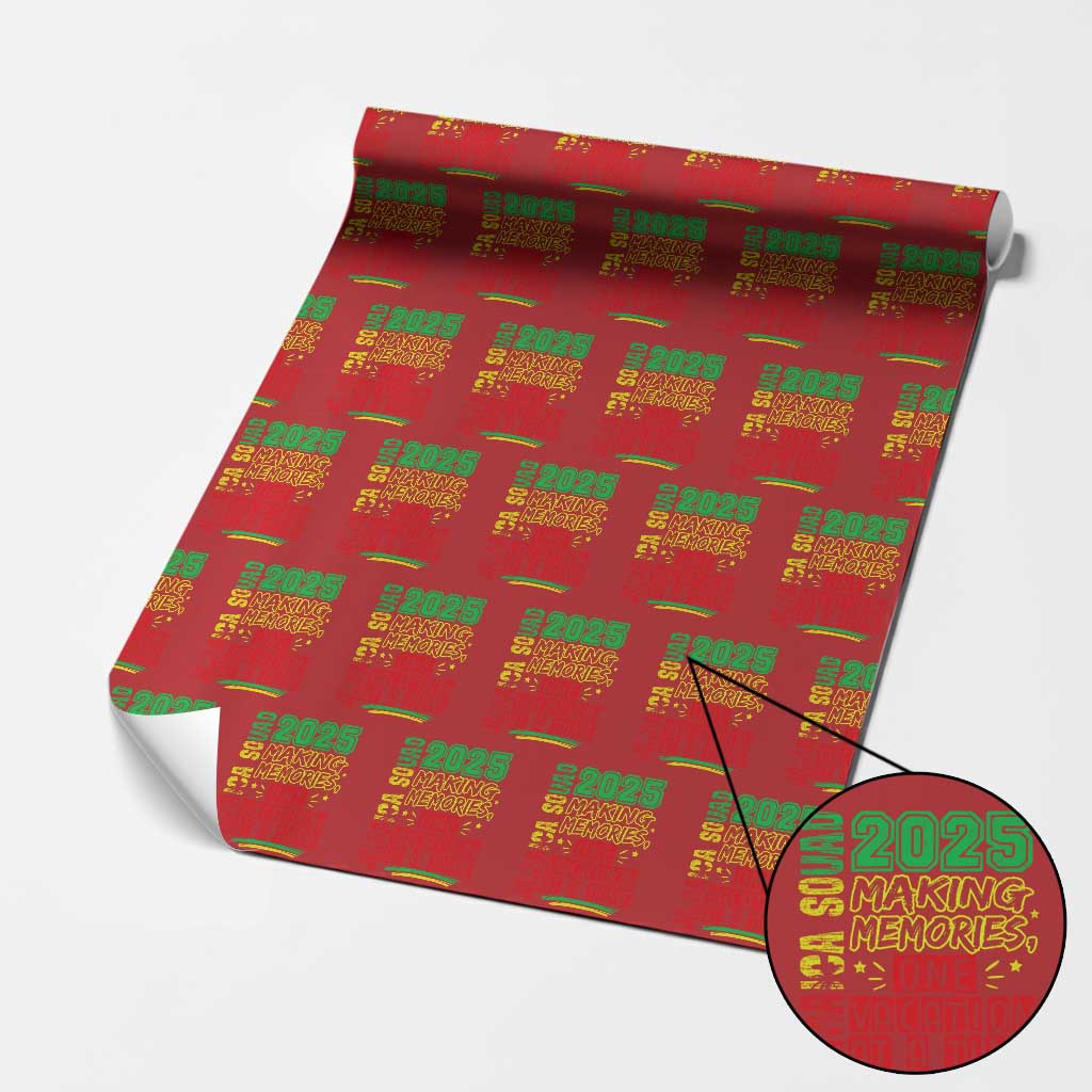 Vacation Jamaica 2025 Wrapping Paper Roll Matching Family Jamaica Squad - Wonder Print Shop