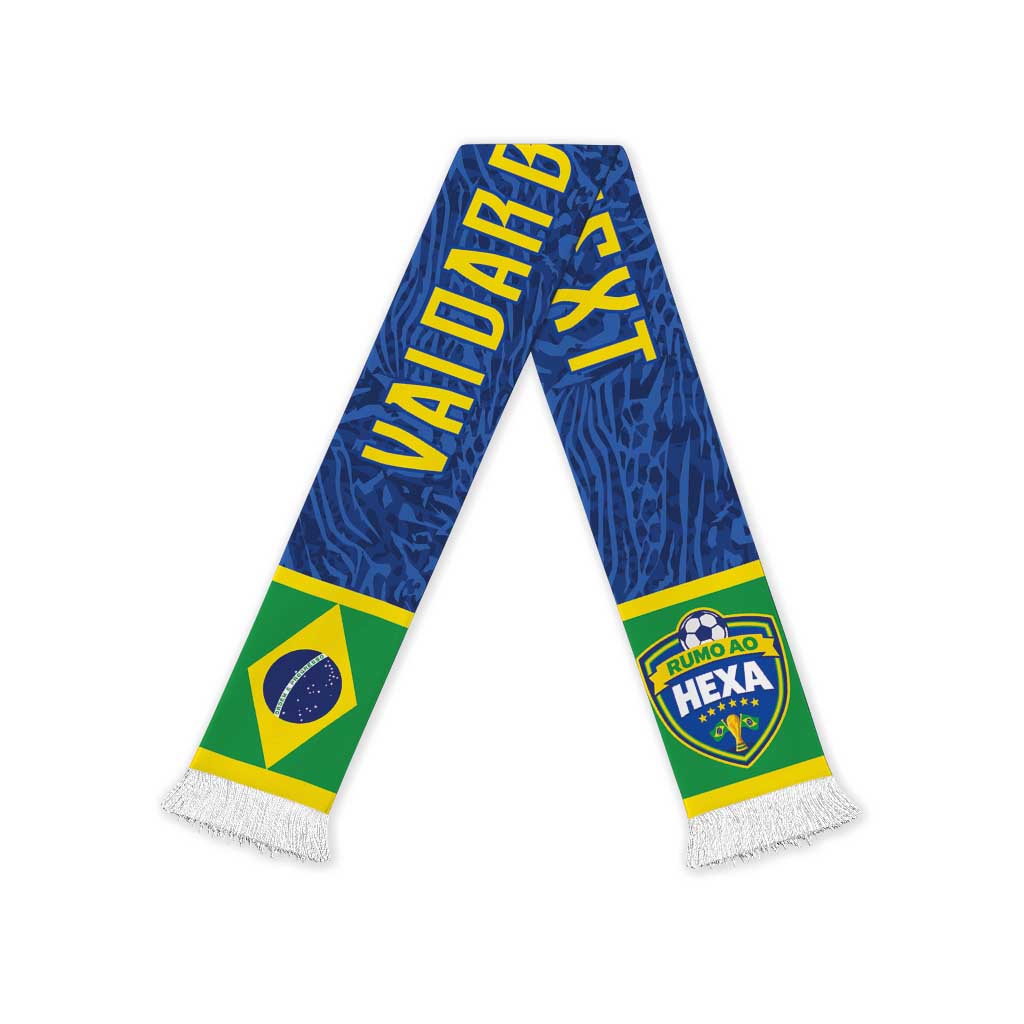 Vai Dar Brasil Personalized Soccer Scarf Brasil Rumo ao Hexa Football Supporter