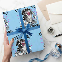 Valentine Racoon Trash Panda Wrapping Paper Roll I Would Pick You Over Trash
