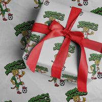 Vamos Mexico Fierce Leopard Wrapping Paper Roll Soccer 2026 Fan Gift