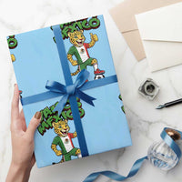 Vamos Mexico Fierce Leopard Wrapping Paper Roll Soccer 2026 Fan Gift