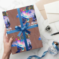 VBS 2025 Adventure Bear Wrapping Paper Roll Trusting Jesus In A Wild World Northen Lights - Wonder Print Shop