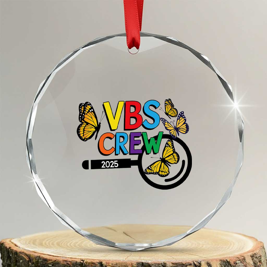VBS 2025 Crystal Glass Ornament Magnified Vacation Bible School Butterfly VBS Team - Wonder Print Shop