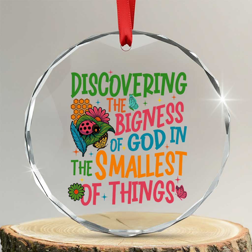 VBS 2025 Insects Adventure Crystal Glass Ornament Discovering the Bigness of God in the Smallest of Things - Wonder Print Shop