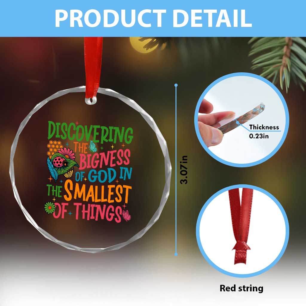 VBS 2025 Insects Adventure Crystal Glass Ornament Discovering the Bigness of God in the Smallest of Things TS02