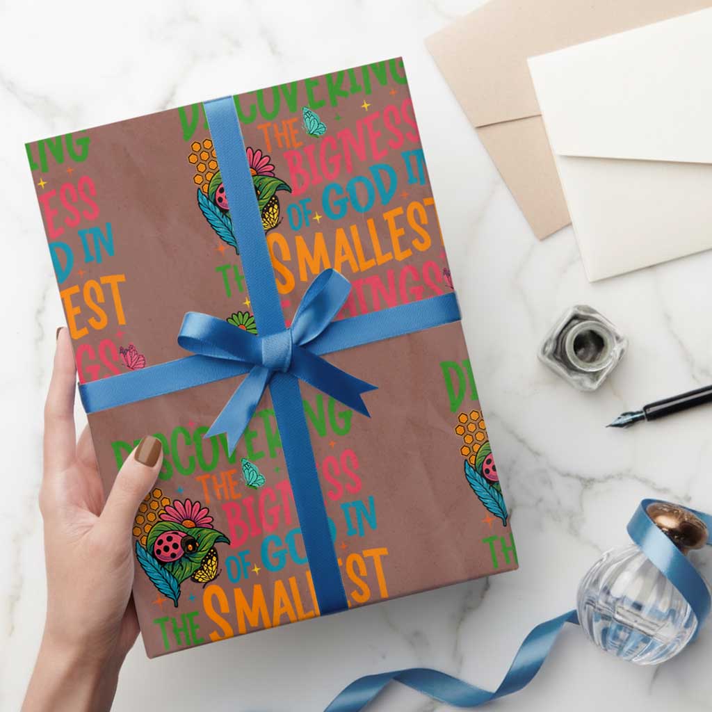 VBS 2025 Insects Adventure Wrapping Paper Roll Discovering the Bigness of God in the Smallest of Things - Wonder Print Shop