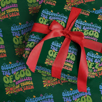 VBS 2025 Wrapping Paper Roll Discovering The Bigness Of God In The Smallest Of Things Retro Groovy - Wonder Print Shop