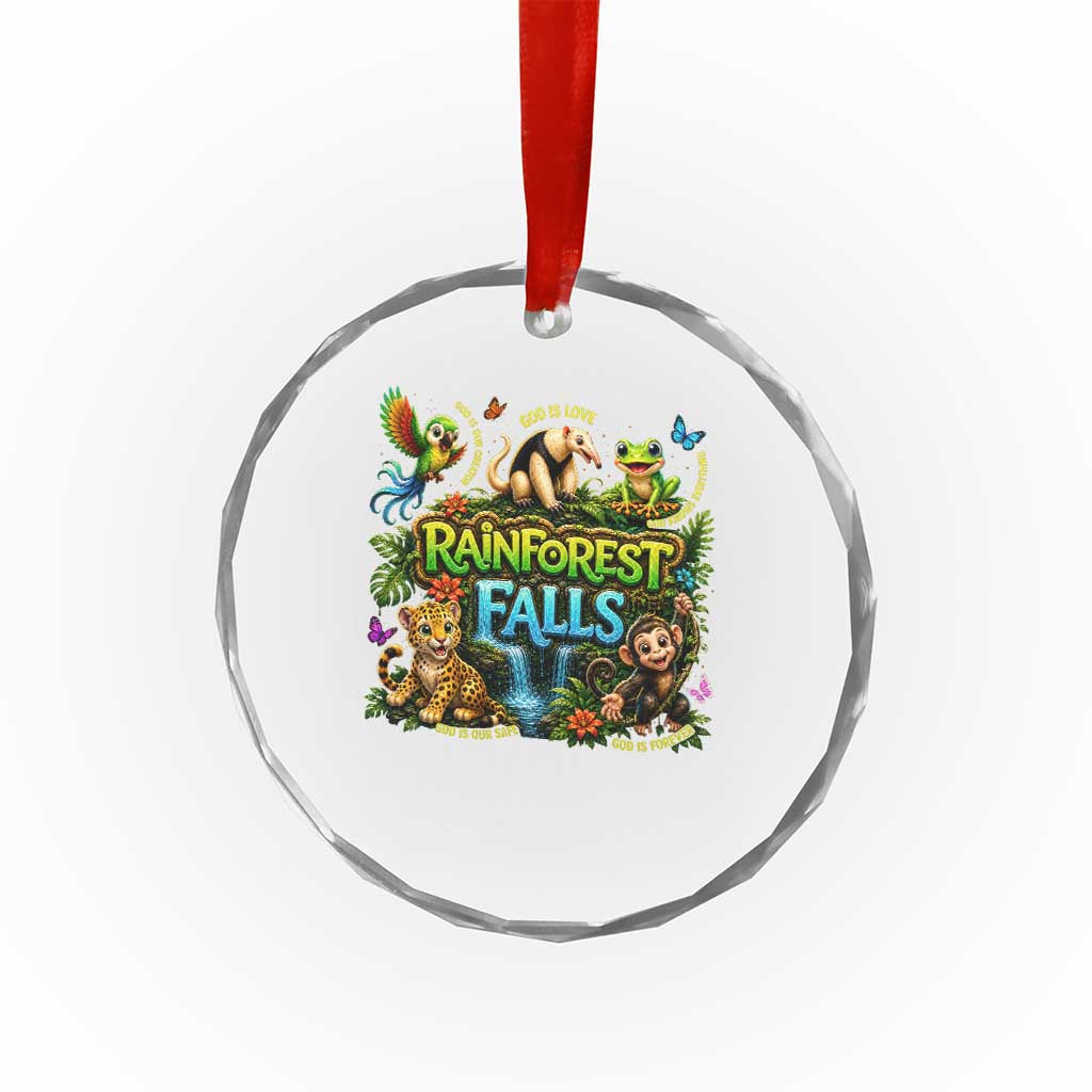 VBS 2026 Crystal Glass Ornament Rainforest Falls Exploring The Nature of God VBS 2026