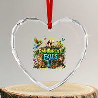 VBS 2026 Heart Crystal Glass Ornament Rainforest Falls Exploring The Nature of God VBS 2026