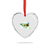 VBS Crew 2025 Heart Crystal Glass Ornament Magnified Smallest Insects Adventure Vacation Bible School Squad - Wonder Print Shop