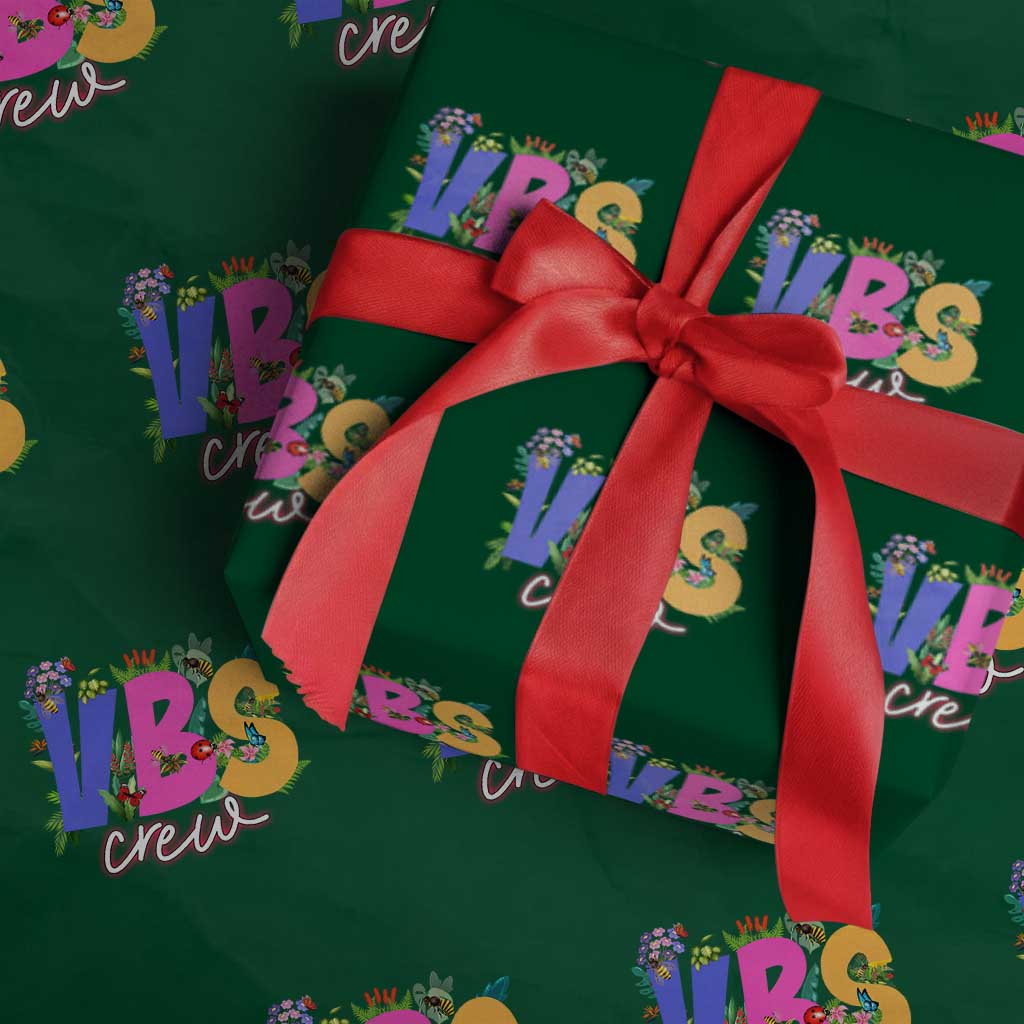 VBS Crew 2025 Wrapping Paper Roll Magninfied Vacation Bible School Adventure - Wonder Print Shop