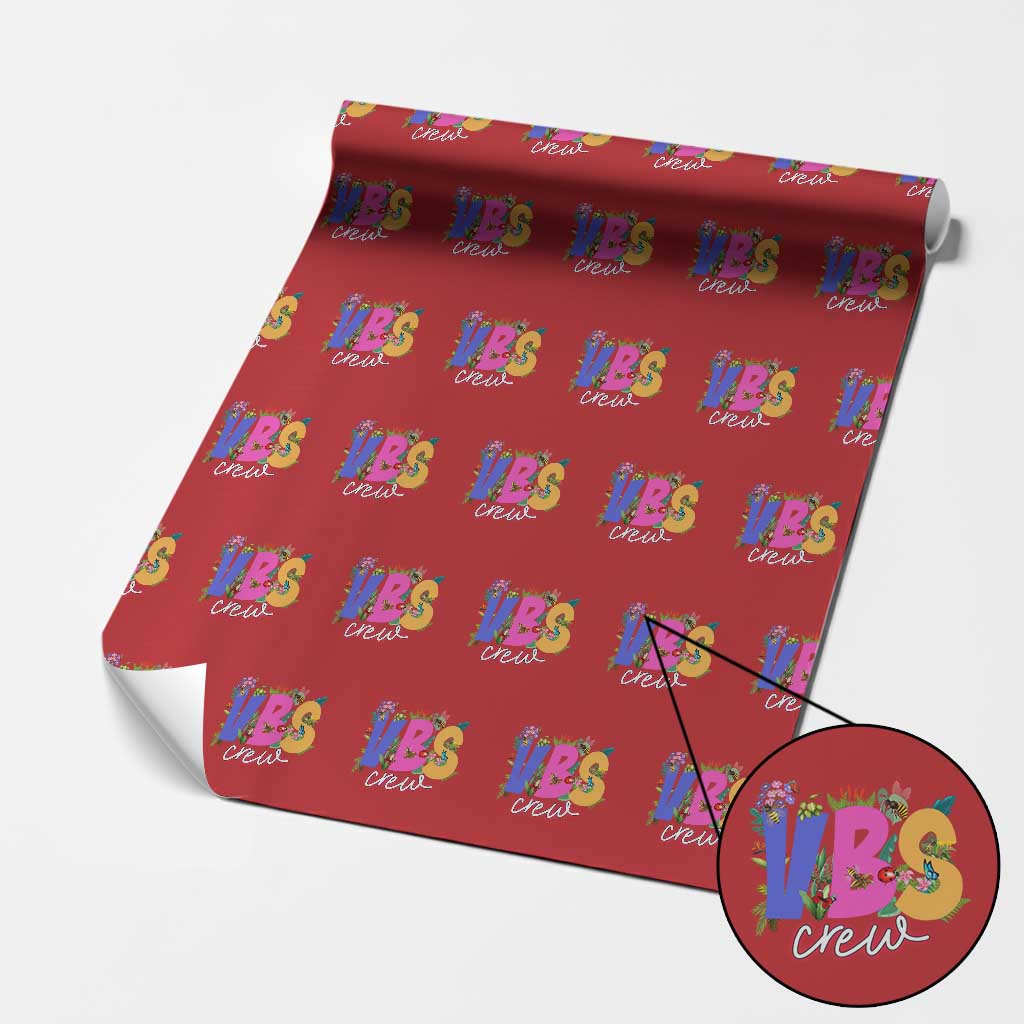 VBS Crew 2025 Wrapping Paper Roll Magninfied Vacation Bible School Adventure - Wonder Print Shop