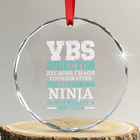 VBS Director Crystal Glass Ornament Vacation Bible School Christian Teacher - Wonder Print Shop