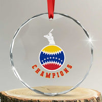 Venezuela 2026 Champions Crystal Glass Ornament Baseball Gift For Sport Lover