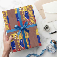 Venezuela 2026 Champions Wrapping Paper Roll Baseball Vinotinto Pride Gift