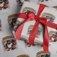 Venezuela Baseball Champions Wrapping Paper Roll Troupial Bird Patriotic Pride