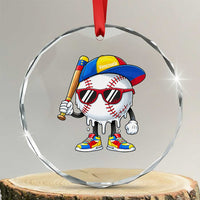 Venezuela Baseball Crystal Glass Ornament Venezuelan Pride Baseball Life Style Youth Drip Baseball Boys Kid