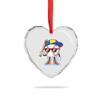 Venezuela Baseball Heart Crystal Glass Ornament Venezuelan Pride Baseball Life Style Youth Drip Baseball Boys Kid
