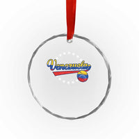 Venezuela Baseball Jersey Venezuelan Sport Fan Crystal Glass Ornament