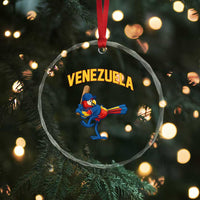 Venezuela Baseball Macaw Batter Crystal Glass Ornament Ara Macao Guacamaya Venezuelan Pride