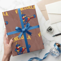 Venezuela Baseball Macaw Batter Wrapping Paper Roll Ara Macao Guacamaya Venezuelan Pride