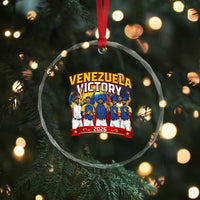 Venezuela Baseball Victory Crystal Glass Ornament Venezuelan Pride Gift